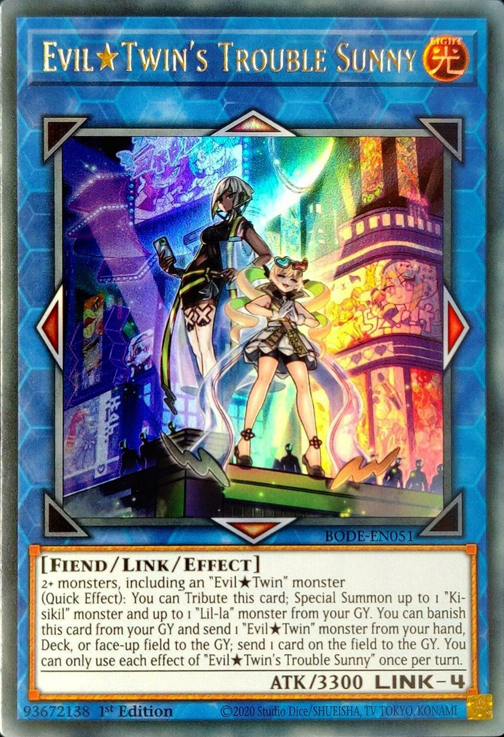 Image for Evil Twin's Trouble Sunny (BODE-EN051) (BODE) - YuGiOh
