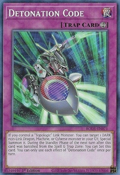 Image for Detonation Code (BODE-EN071) (BODE) - YuGiOh