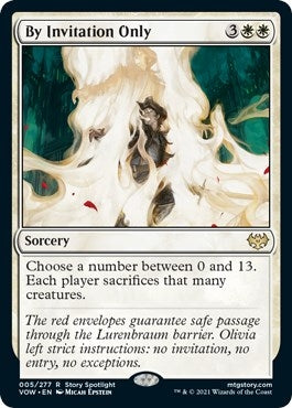 Image for By Invitation Only (5) (Innistrad: Crimson Vow) - Magic: The Gathering