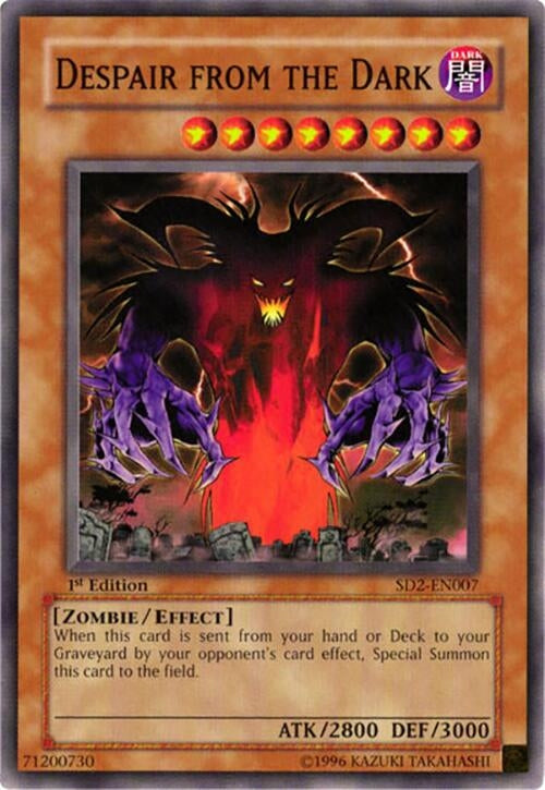 Image for Despair from the Dark (SD2-EN007) (SD2) - YuGiOh