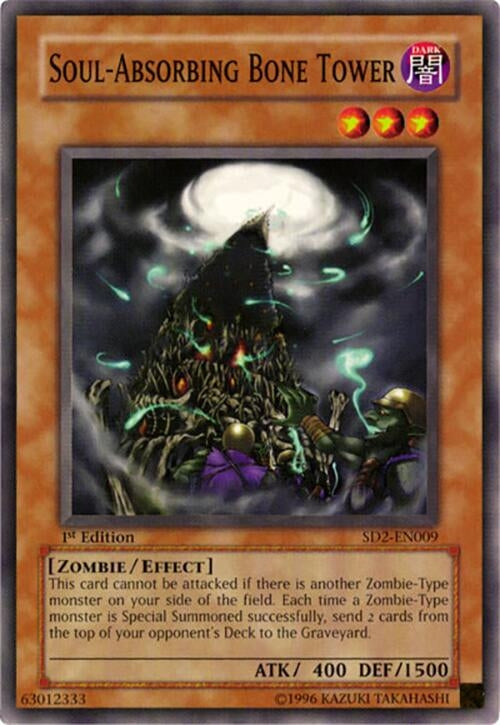 Image for Soul-Absorbing Bone Tower (SD2-EN009) (SD2) - YuGiOh