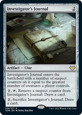 Image for Investigator's Journal (258) (Innistrad: Crimson Vow) - Magic: The Gathering