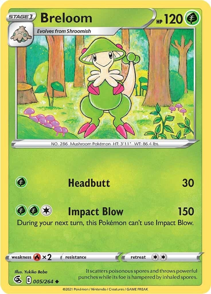 Image for Breloom (005/264) (SWSH08) - Pokemon