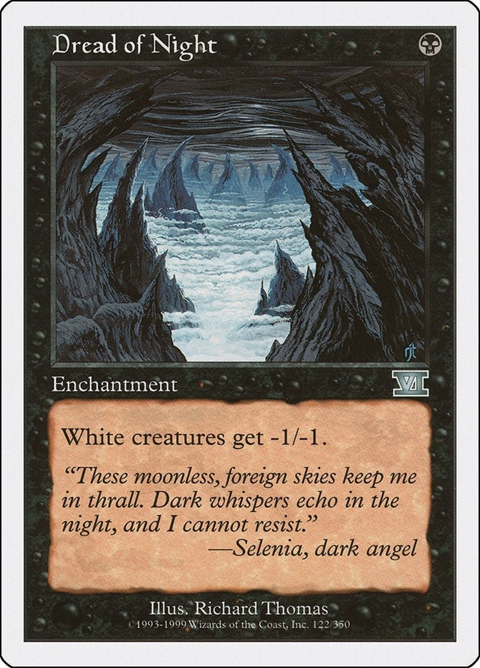 Image for Dread of Night (122) (Classic Sixth Edition) - Magic: The Gathering
