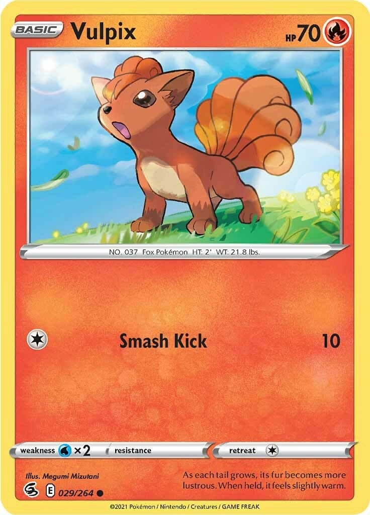 Image for Vulpix (29) (029/264) (SWSH08) - Pokemon