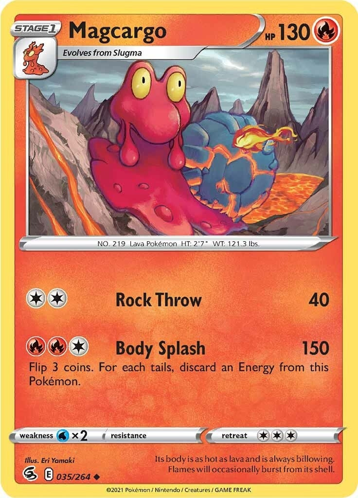 Image for Magcargo (035/264) (SWSH08) - Pokemon