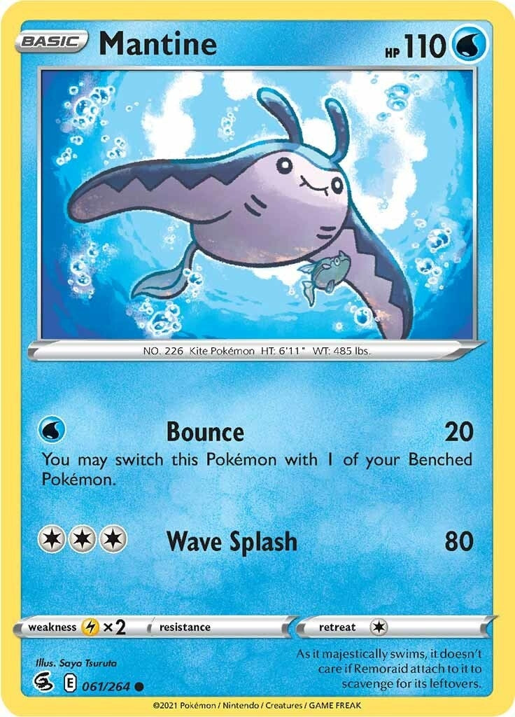 Image for Mantine (061/264) (SWSH08) - Pokemon