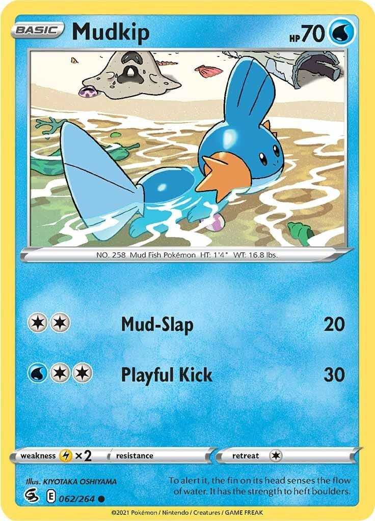 Image for Mudkip (062/264) (SWSH08) - Pokemon
