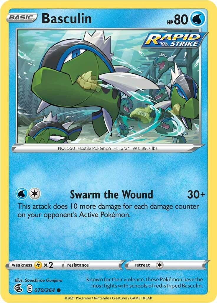 Image for Basculin (070/264) (SWSH08) - Pokemon