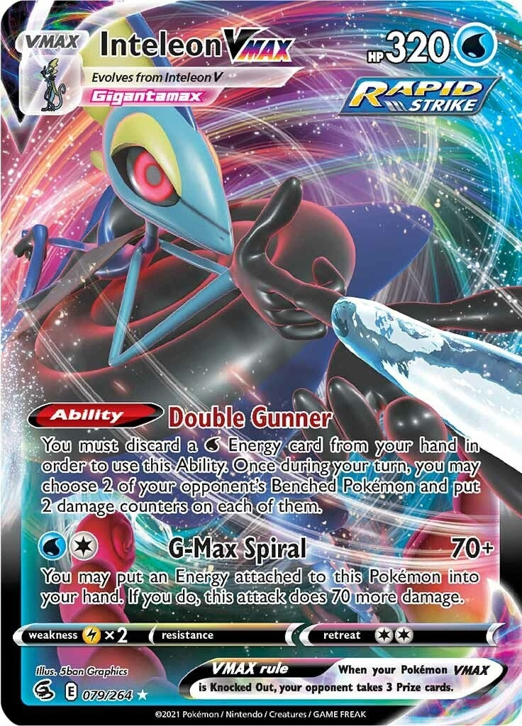 Image for Inteleon VMAX (079/264) (SWSH08) - Pokemon