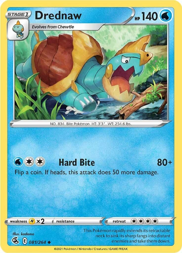 Image for Drednaw (081/264) (SWSH08) - Pokemon