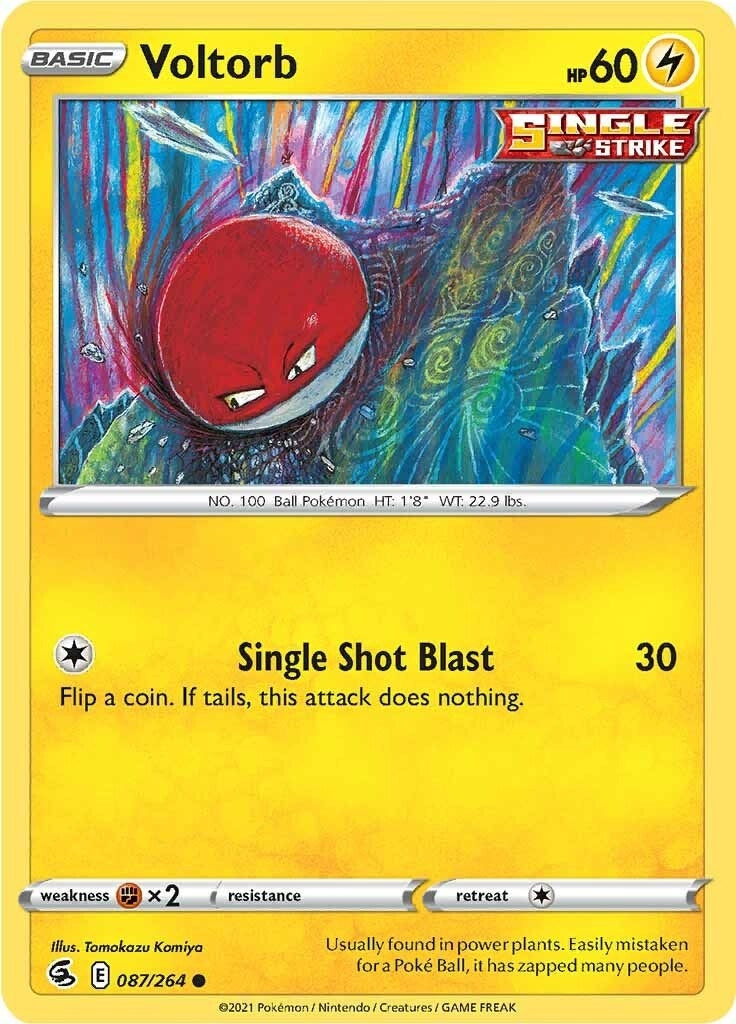 Image for Voltorb (087/264) (SWSH08) - Pokemon