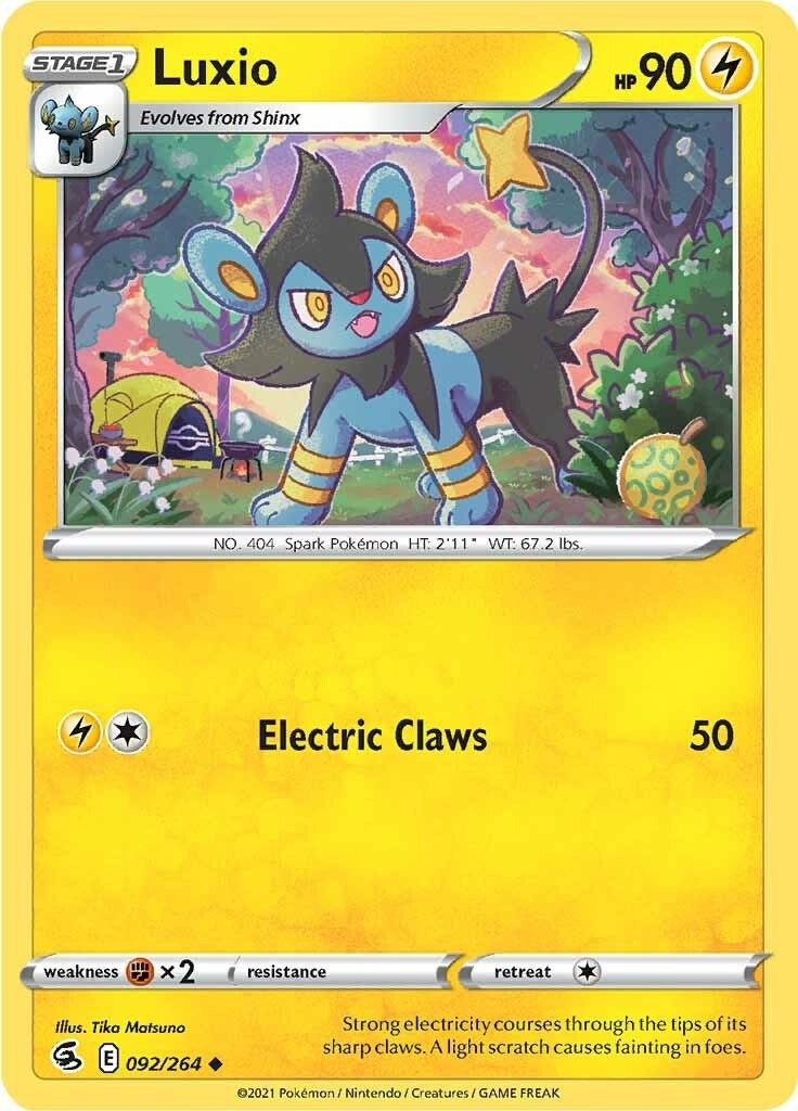 Image for Luxio (092/264) (SWSH08) - Pokemon