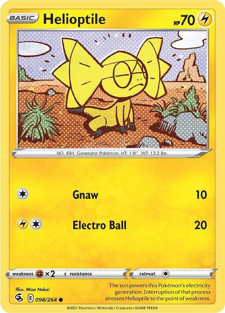 Image for Helioptile (098/264) (SWSH08) - Pokemon