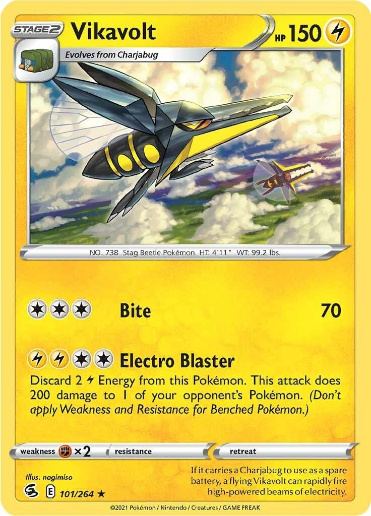 Image for Vikavolt (101/264) (SWSH08) - Pokemon