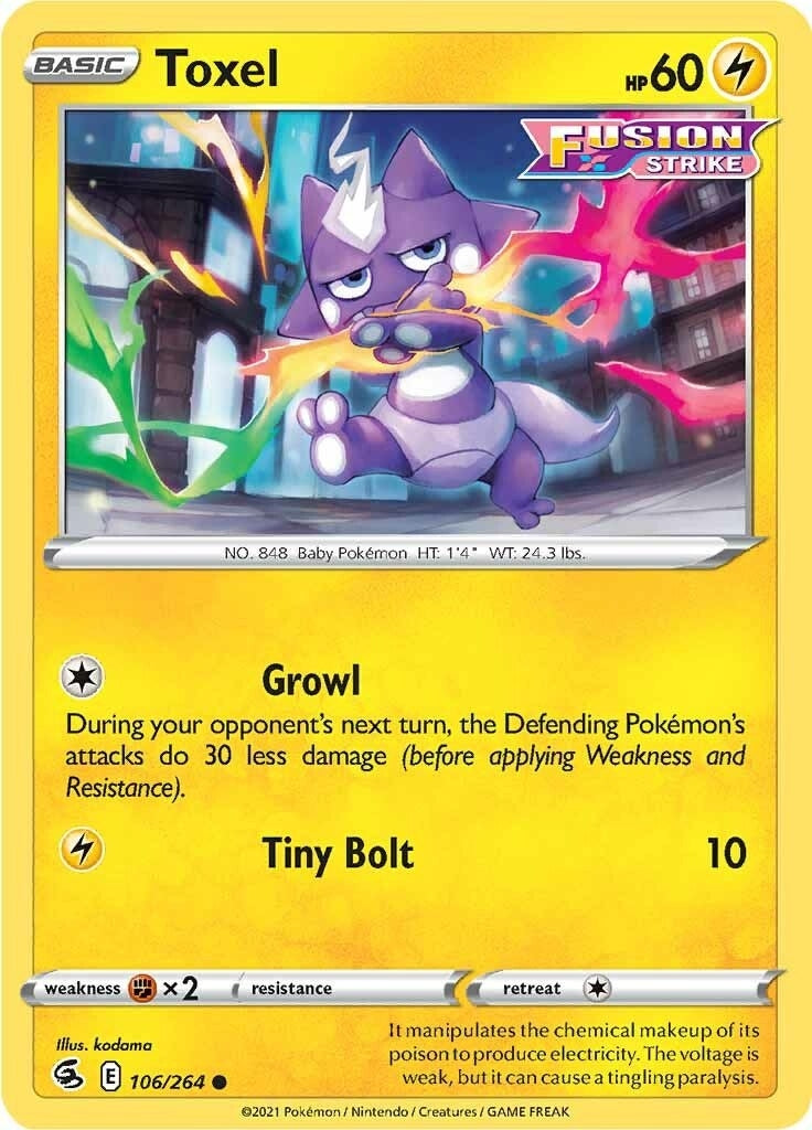 Image for Toxel (106) (106/264) (SWSH08) - Pokemon