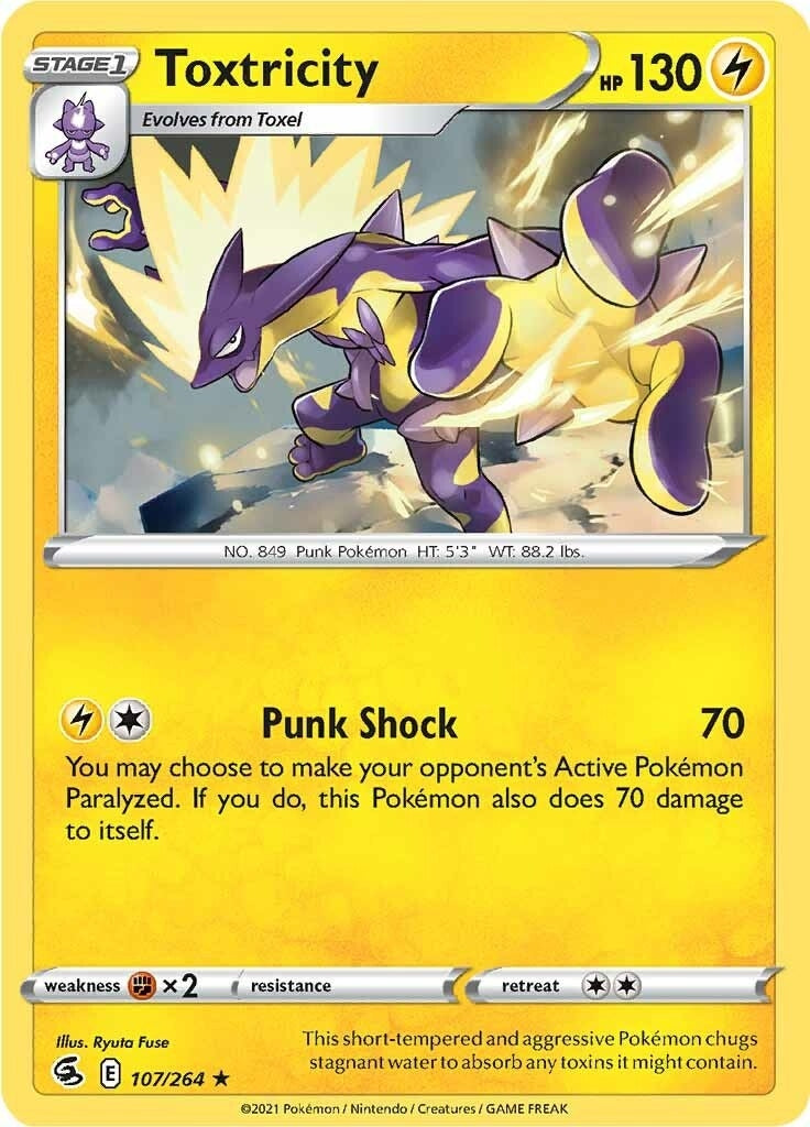 Image for Toxtricity (107) (107/264) (SWSH08) - Pokemon