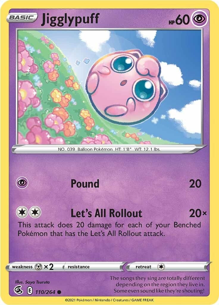 Image for Jigglypuff (110/264) (SWSH08) - Pokemon