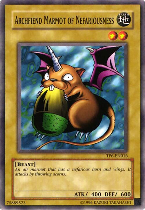 Image for Archfiend Marmot of Nefariousness (TP6-EN016) (TP6) - YuGiOh