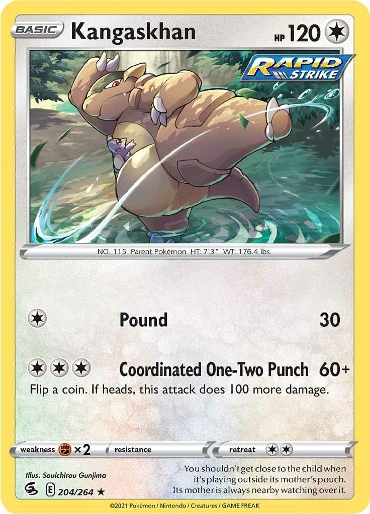 Image for Kangaskhan (204/264) (SWSH08) - Pokemon