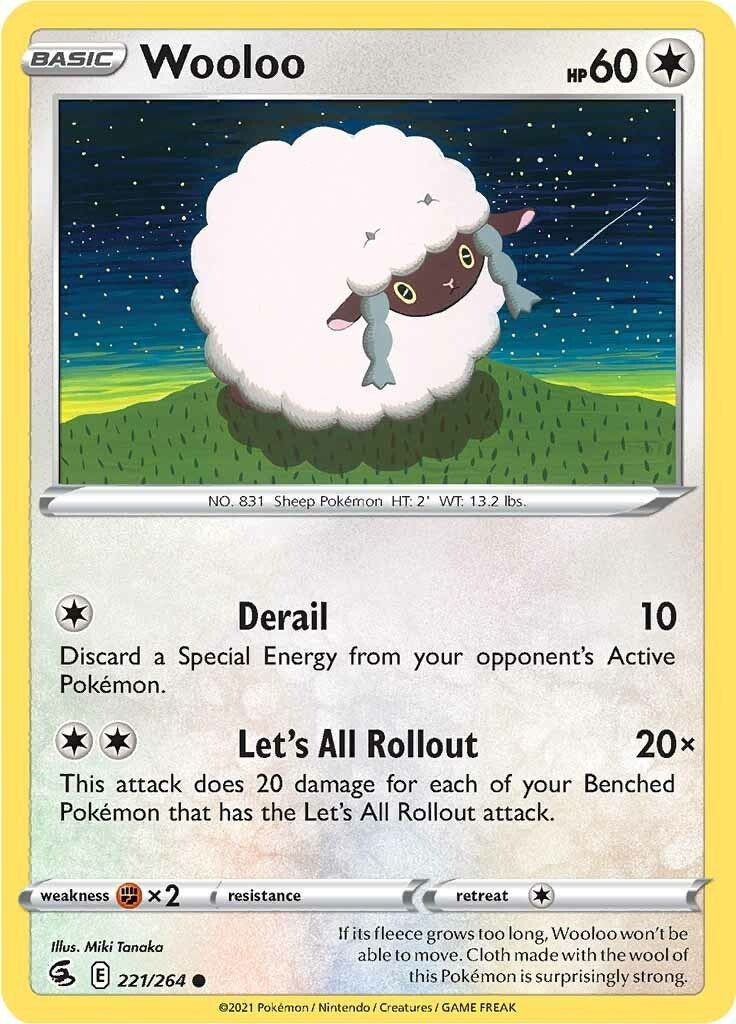 Image for Wooloo (221) (221/264) (SWSH08) - Pokemon