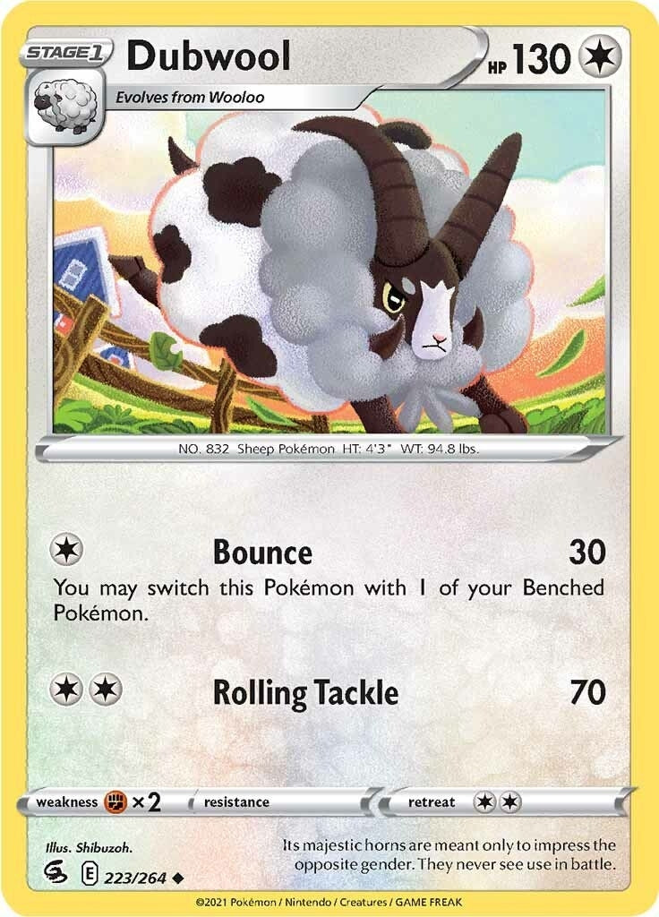 Image for Dubwool (223/264) (SWSH08) - Pokemon