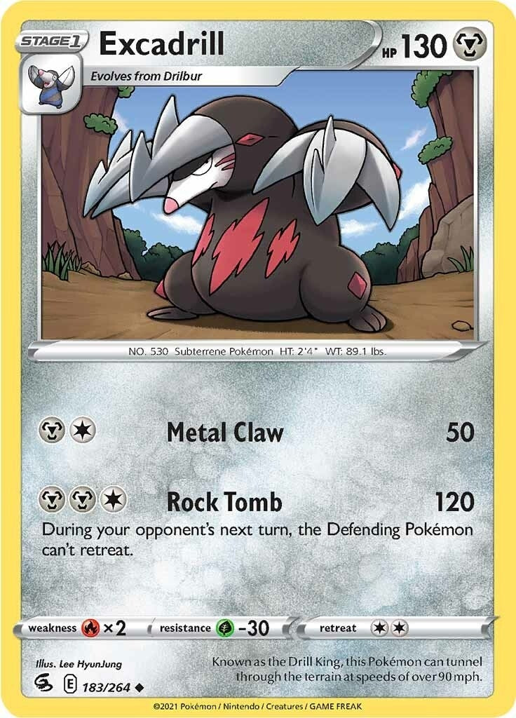 Image for Excadrill (183/264) (SWSH08) - Pokemon