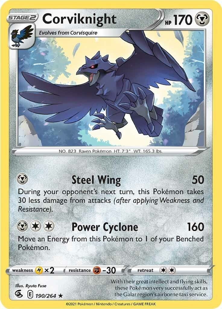 Image for Corviknight (190/264) (SWSH08) - Pokemon