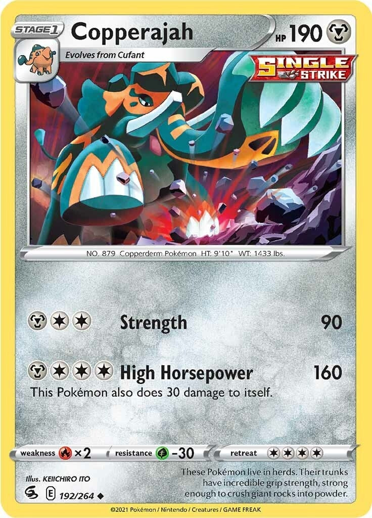 Image for Copperajah (192/264) (SWSH08) - Pokemon
