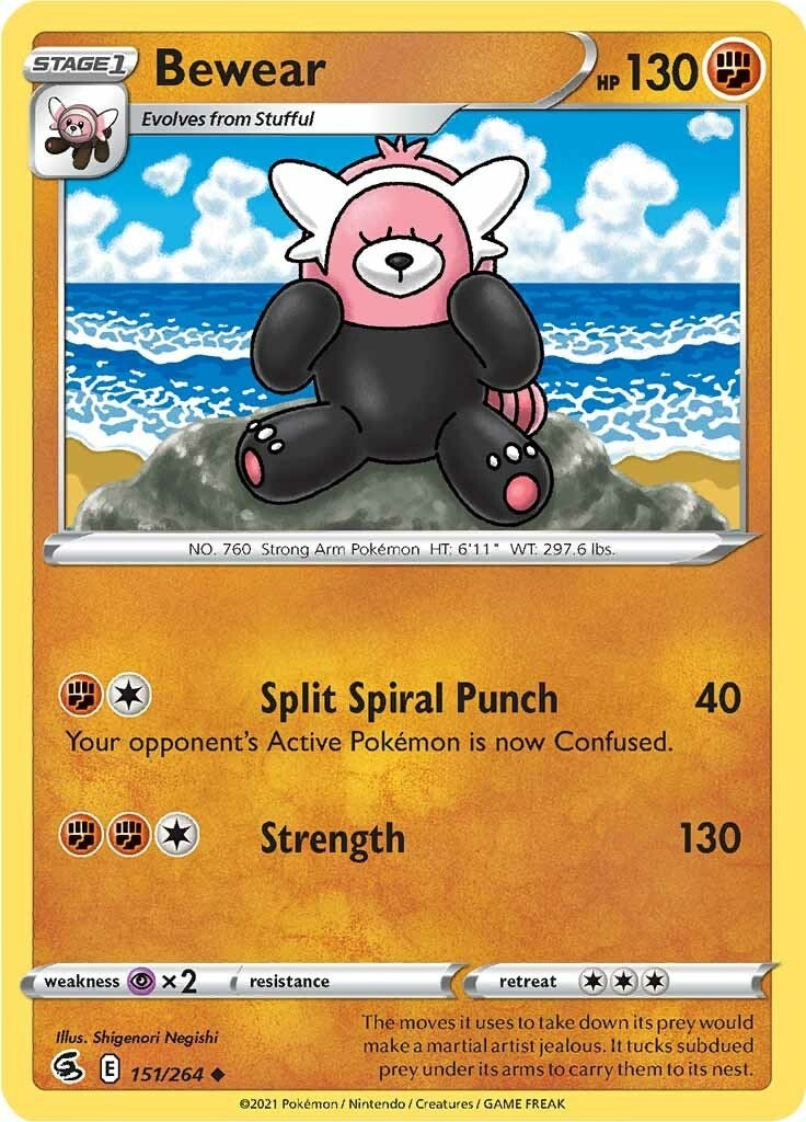 Image for Bewear (151/264) (SWSH08) - Pokemon