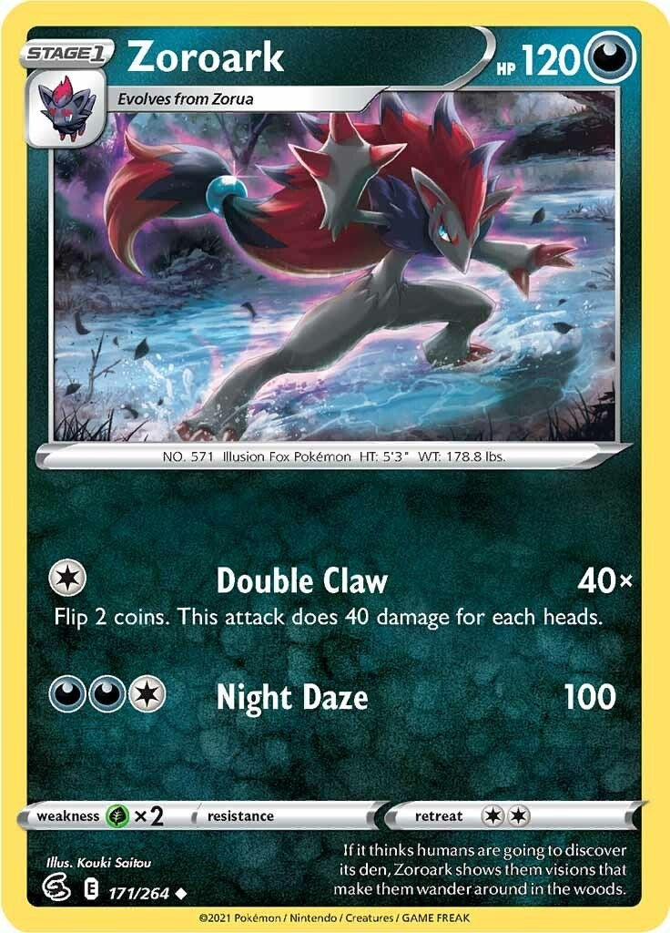 Image for Zoroark (171/264) (SWSH08) - Pokemon