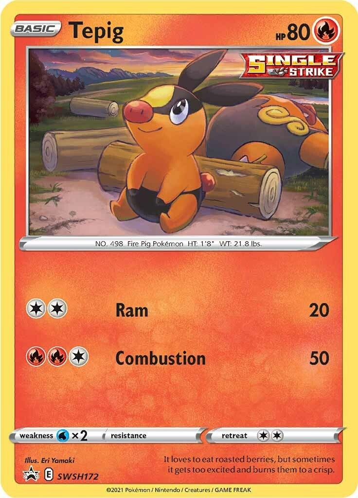 Image for Tepig - SWSH172 (SWSH172) (SWSD) - Pokemon