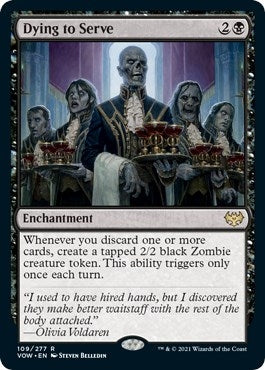 Image for Dying to Serve (109) (Innistrad: Crimson Vow) - Magic: The Gathering