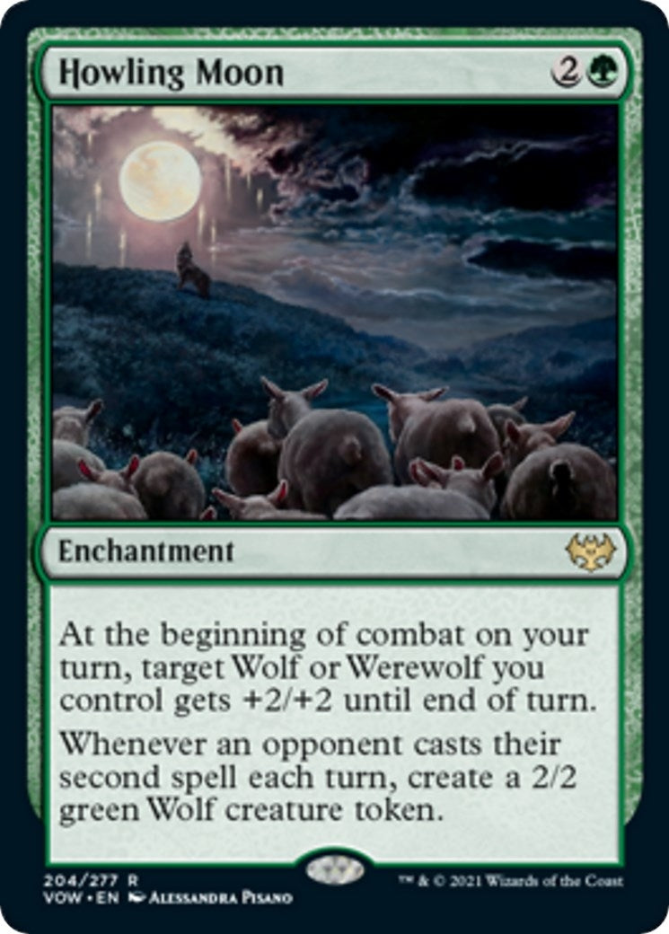 Image for Howling Moon (204) (Innistrad: Crimson Vow) - Magic: The Gathering