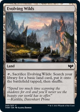 Image for Evolving Wilds (263) (Innistrad: Crimson Vow) - Magic: The Gathering