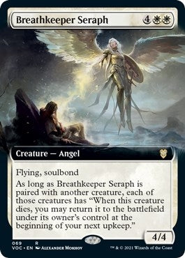 Image for Breathkeeper Seraph (Extended Art) (69) (Innistrad: Crimson Vow) - Magic: The Gathering