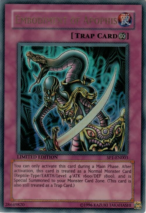 Image for Embodiment of Apophis (SP1-EN003) (SP1) - YuGiOh
