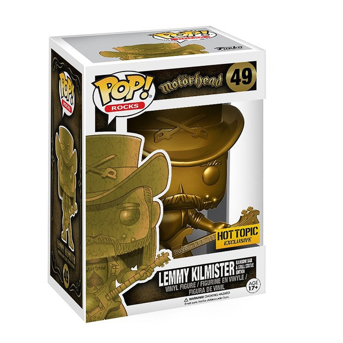 Image for Rocks: Lemmy Kilmister (Rainbow Bar & Grill Statue Edition) (Hot Topic Exclusive) (Metallic) - Funko