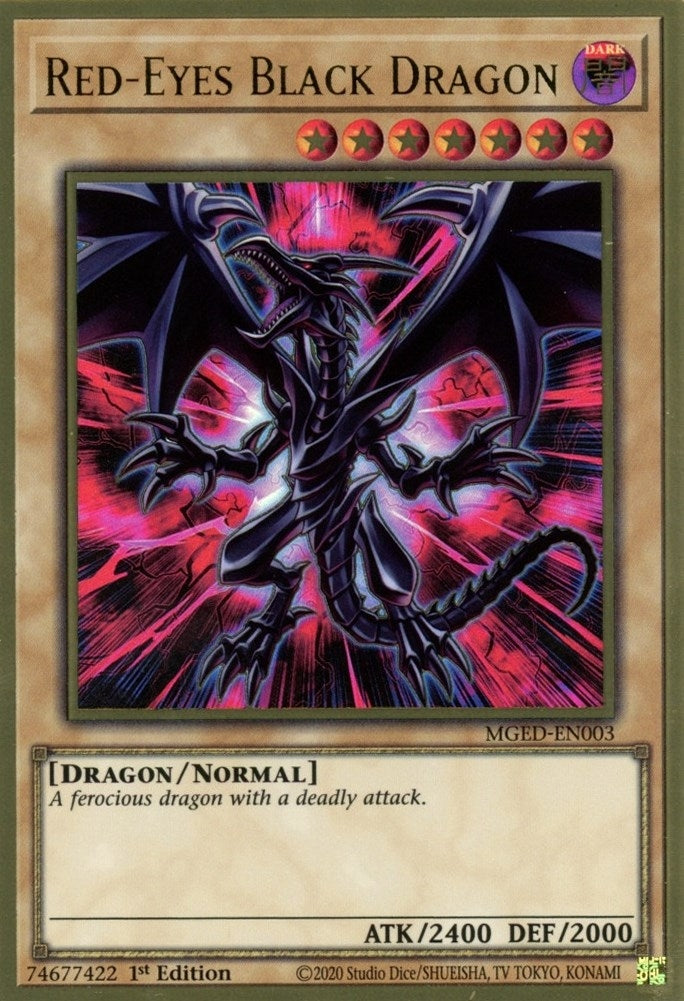 Red-Eyes Black Dragon (MGED-EN003) (MGED)