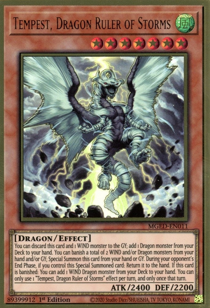 Tempest, Dragon Ruler of Storms (MGED-EN011) (MGED)