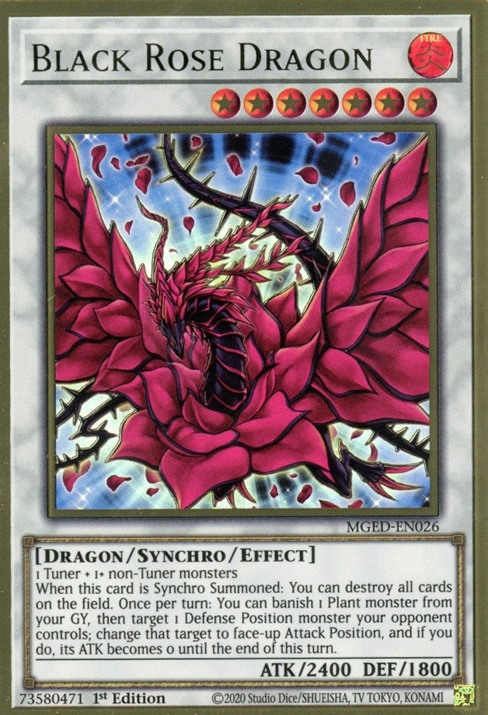 Black Rose Dragon (MGED-EN026) (MGED)