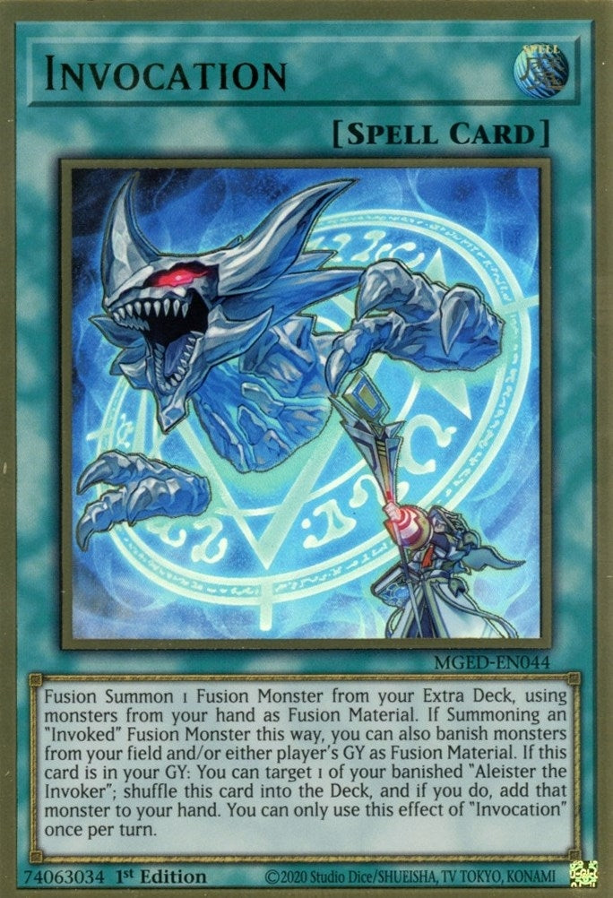 Invocation (MGED-EN044) (MGED)