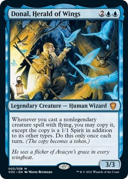 Image for Donal, Herald of Wings (3) (Innistrad: Crimson Vow) - Magic: The Gathering