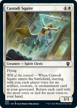 Image for Custodi Squire (83) (Innistrad: Crimson Vow) - Magic: The Gathering