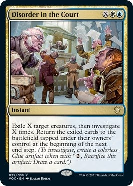 Image for Disorder in the Court (29) (Innistrad: Crimson Vow) - Magic: The Gathering