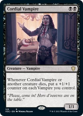 Image for Cordial Vampire (125) (Innistrad: Crimson Vow) - Magic: The Gathering