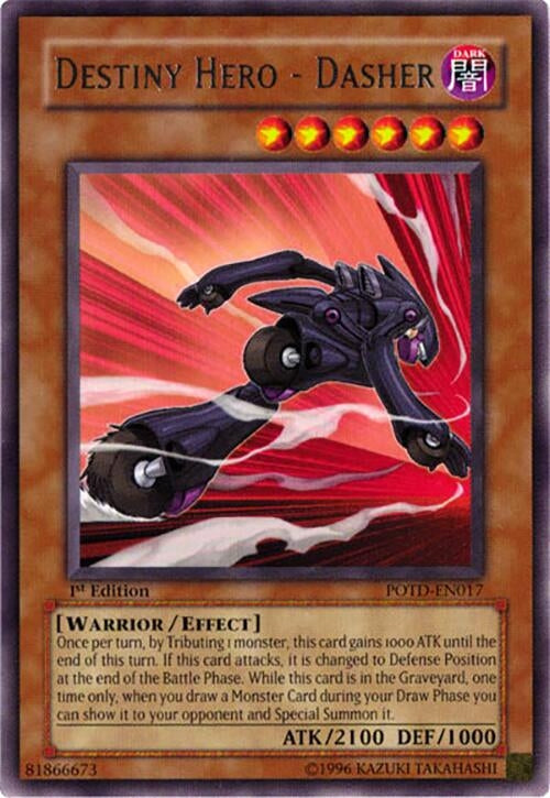 Image for Destiny Hero - Dasher (POTD-EN017) - YuGiOh