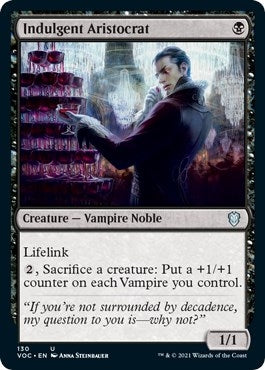 Image for Indulgent Aristocrat (130) (Innistrad: Crimson Vow) - Magic: The Gathering
