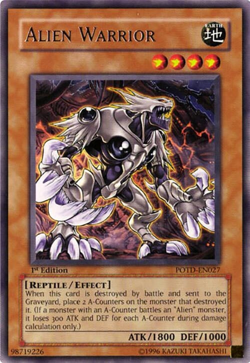 Image for Alien Warrior (POTD-EN027) - YuGiOh