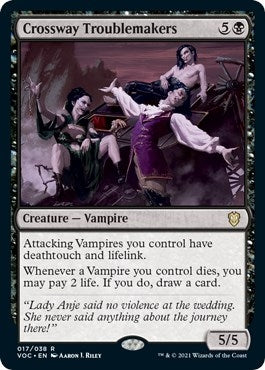 Image for Crossway Troublemakers (17) (Innistrad: Crimson Vow) - Magic: The Gathering